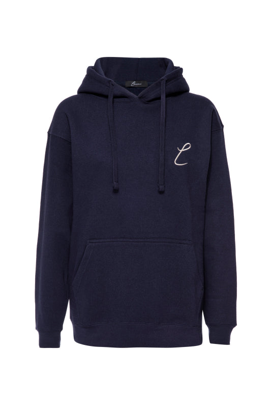 Signature Matte Indigo Hoodie - L